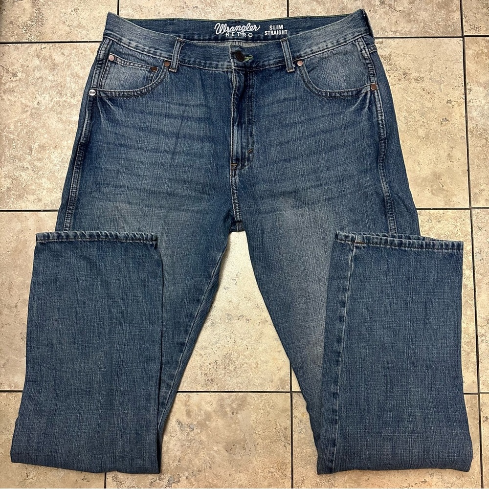 WRANGLER RETRO  Size 36x34  SLIM STRAIGHT